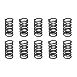 DTGN 1.2x10x20mm(DxODxL) Compression Spring - 20Pack - Good for Machinery - Spring Steel Extension Spring - Black