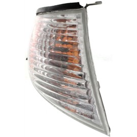 DAT AUTO PARTS Front Right Passenger Side Parking Light Lens & Housing Replacement For 1999-2001 Toyota Solara Orange Amber & Clear Lens Corner of Fender TO2521159 8161006040