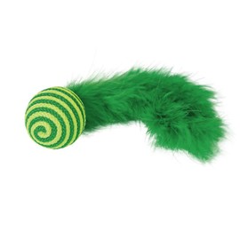 Nobby 66942 Ball with Rattle and Feathers