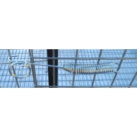 12 Cage Spring Door Latches great for rabbit quail & chicken cages