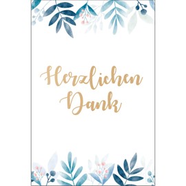 Pack of 10 Exclusive Premium Thank You Cards (Folding Cards) with Envelopes, Thank You, Cards, Thank You Cards, Wedding, Birth, Baby, Christening, Farewell, Birthday, Anniversary