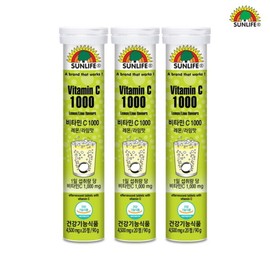 썬라이프(백) (썬라이프) 발포 비타민 C 1000 레몬/라임맛 (4500 mg x 2 Sunlife (White) (Sunlife) Effervescent Vitamin C 1000 Lemon/Lime Flavor (4500 mg x 2)