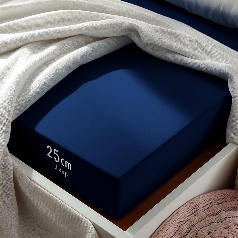 Aspire Homeware King Size Fitted Sheets - 25 cm Deep
