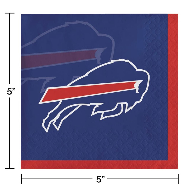 Trendware Buffalo Bills Beverage Napkins, 48 ct