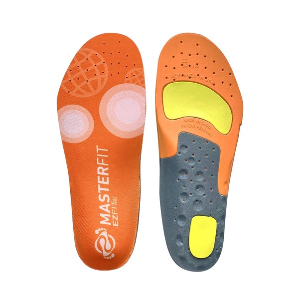 Masterfit Shoe Inserts EZFit QF Universal Insoles for Arch Support,