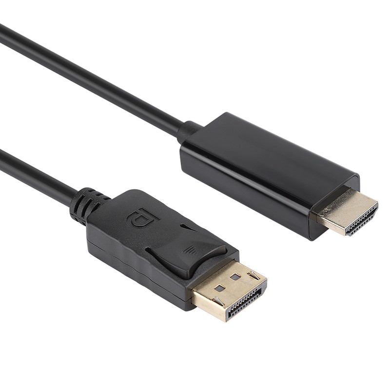 Large DisplayPort to HDMI HD Audio Video Adapter Cable Cord