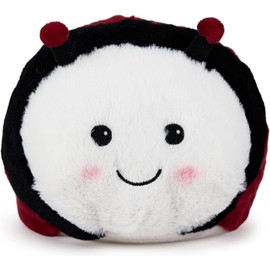 Warmies Plush Ladybird Microwavable Large, Weighted Heatable Plush Toy for Children and Adults, with French Lavender Scent