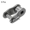 sourcing map 5Pcs 085-1/#41-1 Chain Offset Half Link Roller 1/2"