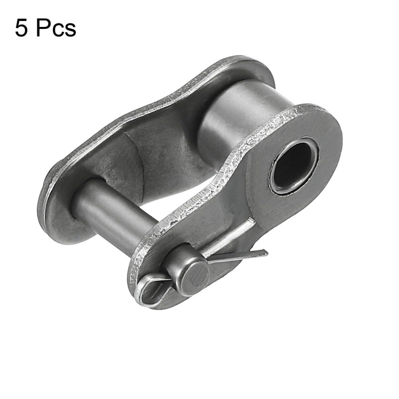 sourcing map 5Pcs 085-1/#41-1 Chain Offset Half Link Roller 1/2"