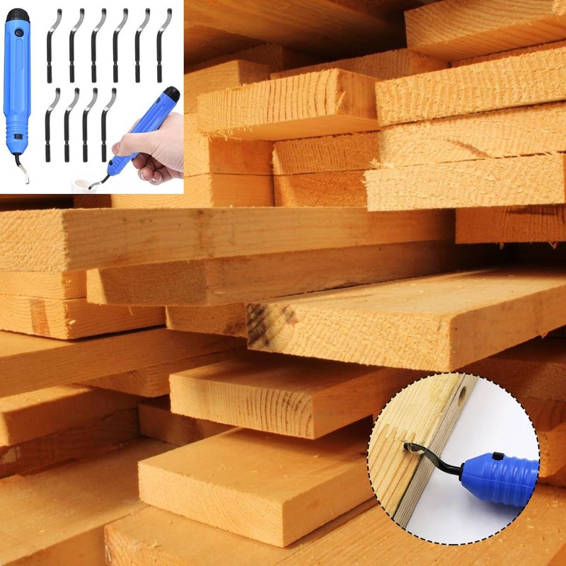 11Pcs Premium Deburring Tool Kit - Durable Hand Deburring Tool