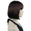 Lydell 8" Short Bob Hair Flat Bangs Cute Central Dot