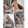 mianshe Warm Hanten with Collar Attached Cold Protection Room Wear