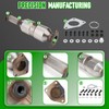 FOMIUZY Front Catalytic Converter Kit Direct-Fit Honda Accord 2003 2004