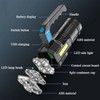 Wrrozz LED Flashlight USB Rechargeable, High Lumens Tactical Light with