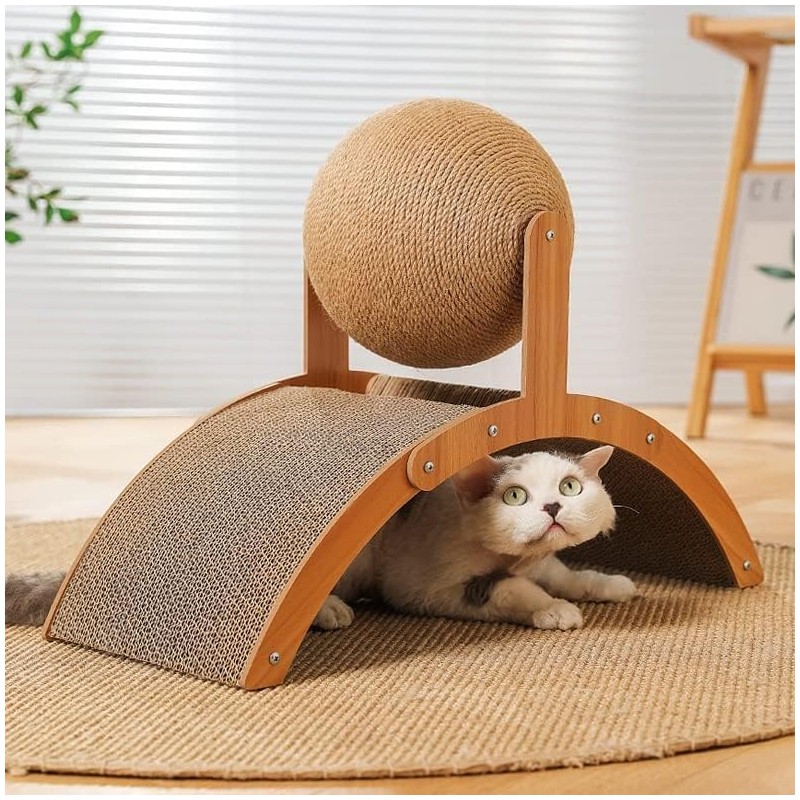 Scratch pad for Cats，cat Scratching Post，Cardboard cat Scratcher，Kitten Scratcher，sisal cat