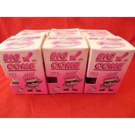 Laube NOS KIM LAUBE BIG K BLADE COMBS FOR CLIPPERS (6 PIECES) UP TO 2" ASSORTED COLORS