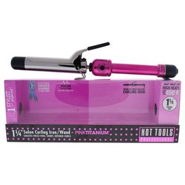 Hot Tools 1-1/4" Pink Titanium Professional Salon Hair Curling Iron Model #HPK45