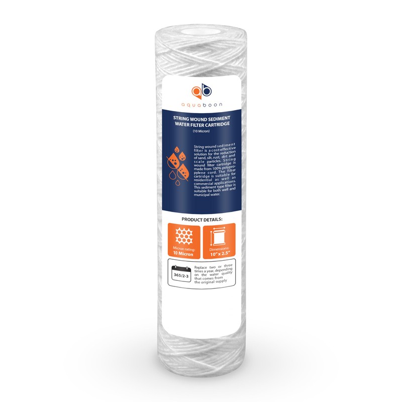 Aquaboon String Wound Water Filter Cartridge - Whole House 10