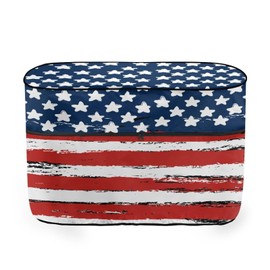 Yzaoxia American Flag Print Camper Trailer Propane Tank Cover Vintage Flags Waterproof Covers for RV/Trailer/Camper Waterproof Trailer Propane Tank Cover