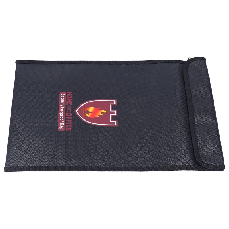 Fireproof Waterproof Bag Multi Function Money Document Jewelry Valuables Pouch