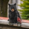 The Bridge Collection Black Bear and Cardinal Friend Figurine