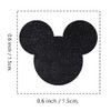 Mouse Head Rubber Stamp, 3/5 Inch Small Mini Stamp for