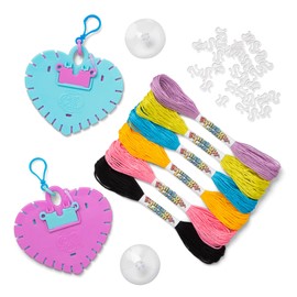 Rainbow Loom: BFF Bracelet Maker - DIY Friendship Bracelet Kit, Make 10 Bracelets, 2 Clip-On Makers, 6 Thread Colors, Jewelry Activity, Kids Ages 8+