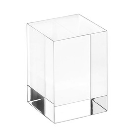Acrylic Block 40 x 40 x 60 mm Transparent, All-Round Shiny Polished Side Edges/Acrylic/Acrylic Glass/Solid/Decoration Zeigis®
