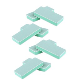 Ipetboom 8pcs Double-sided Nail Polishing Strips Durable Manicure Tools for Professional Nail Art Easy to Use Green Polishing Blocks for Salon and Home Use