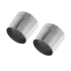 Motoforti Mandrel Exhaust Bend Elbow Concentric Reducer Car Exhaust Pipe Tubing Piping Adapter 3.5" OD to 4" OD 304 Stainless Steel Silver Tone 2 Pcs