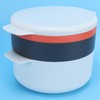 Multifunctional Round Rice Steaming Box Microwave Oven Special Lunch Box