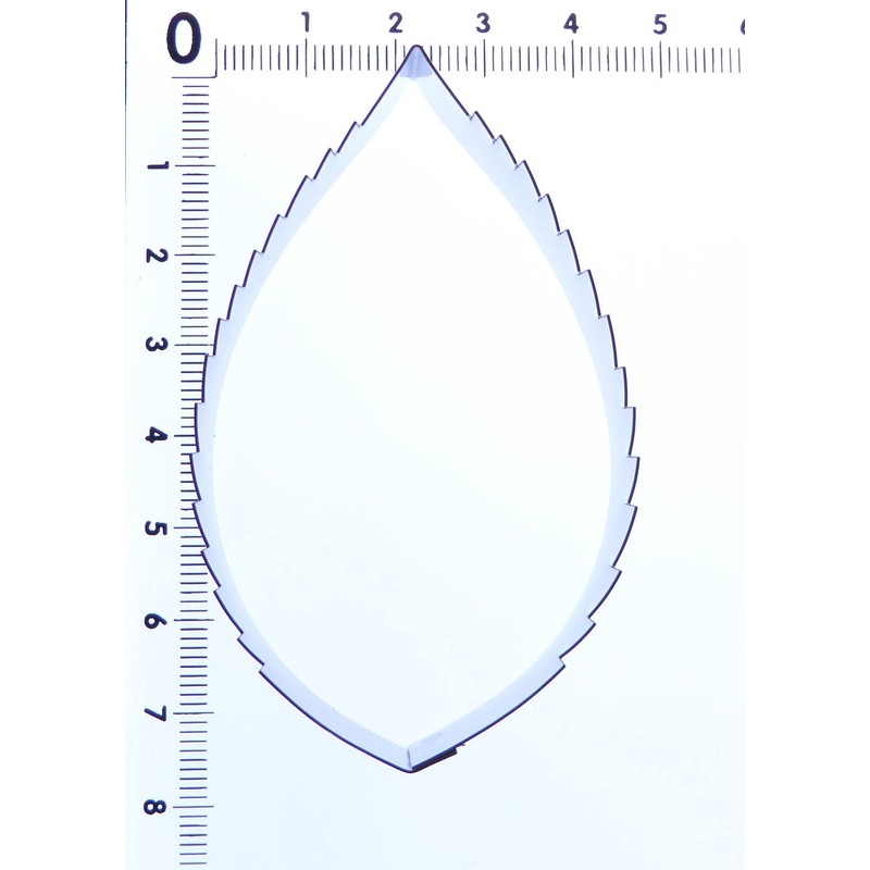 Rose Leaf Stainless Steel Sugarcraft Cutter (Large 72mm)