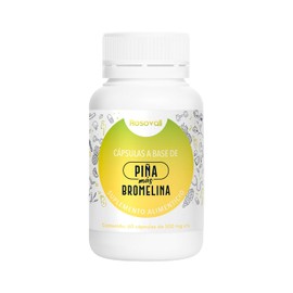 Piña más Bromelina, 60 Cápsulas por Frasco