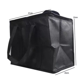 누수 방지 단열 런치 쿨러 백 - 접이식 방수 열가방 아이스팩 포함 배달 및 야외 활동용 Leak Proof Insulated Lunch Cooler Bag - Foldable Waterproof Thermal Bag with Ice Pack for Delivery and Outdoor Activities