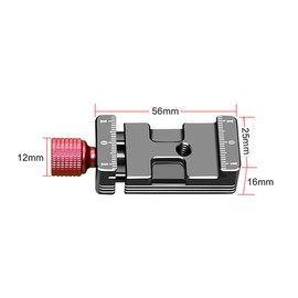 CS PRIORITY Quick Release Plate with Cold Shoe Mount 1/4 3/8 Screw Hole ARC Style Quick Clamp for DJ Roni S/Roni SC Gimba Stabilizer (Type B for Ronin SC)