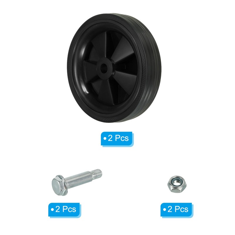 PATIKIL 6" Air Compressor Wheels, 2 Pcs Universal Air Compressor