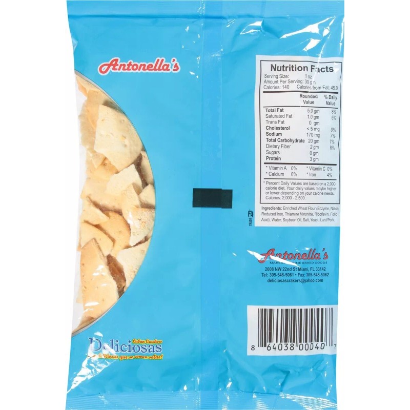 Antonella’s 3 Bags Of Antonella’s Cuban Crackers