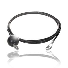 Drahtseile24 Sheathed Steel Cable for Fitness Equipment with Eyelets