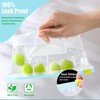 60pcs Zip Lock Bags, Food Storage Freezer Bags,Reusable Sliding Zip