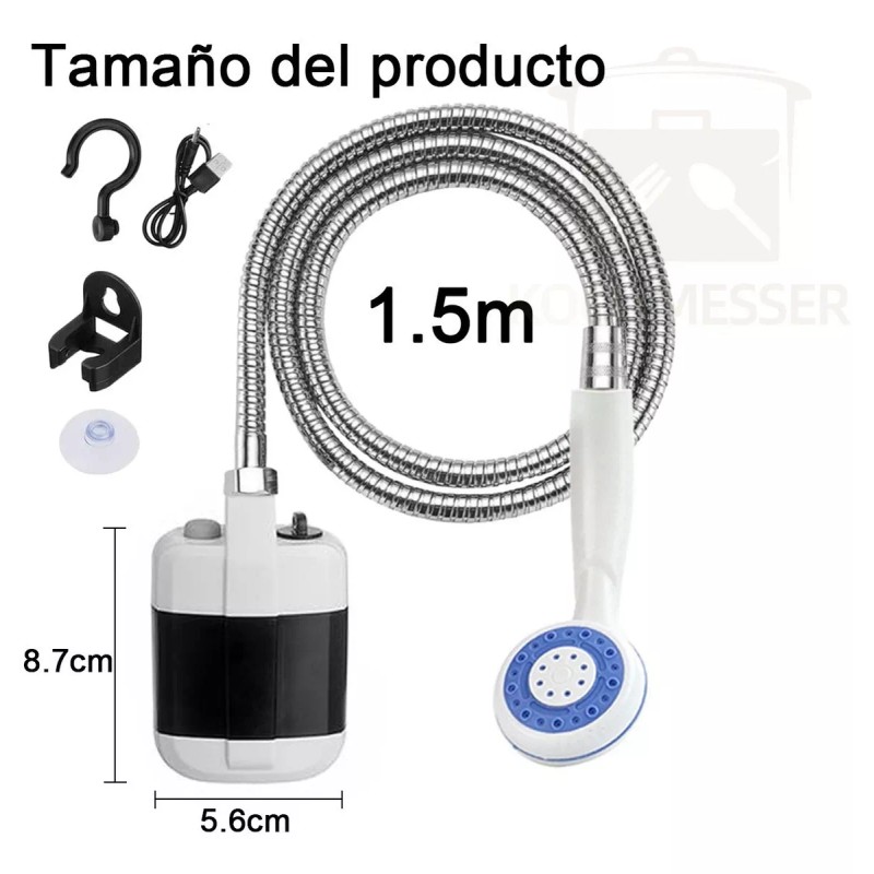 KOCHMESSER Ducha Portátil Para Camping Regadera Portatil Ducha Exterior