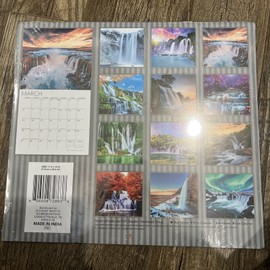 DOLGEN 2022 Waterfalls 16 Month Calendar 11”x 10”- NEW