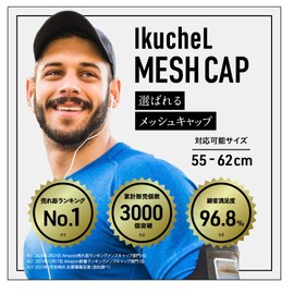 IkucheL Men's Running Cap, Mesh Cap, Fits and Stays in Place, Unisex, Ultra Lightweight, Breathable, Quick Drying, Jogging, Walking, Thin, UV Protection, navy