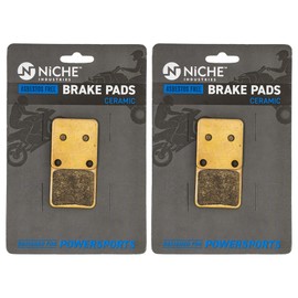 NICHE Brake Pad Kit for Suzuki Vinson 500 59100-38870 59101-38810 59101-38820 Front Rear Ceramic