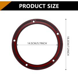5 Holes Twin Cam Derby Cover Gasket,Gasket Rings,Compatible with Harley Touring Dyna Electra Glide Softail Fatboy FXD 1999-2016 25416-99X,Motorcycle Accessories
