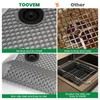Toovem Silicone Sink Mat, 28''x15'' Sink Protectors for Kitchen Sink