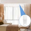 150 PCS Traverse Rod Slide, Plastic Curtain Rail Track Hooks