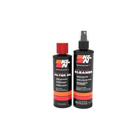 K&N Air Filter Cleaning Kit: Squeeze Bottle Filter Cleaner and Red Oil Kit; Restores Engine Air Filter Performance; Service Kit-99-5050