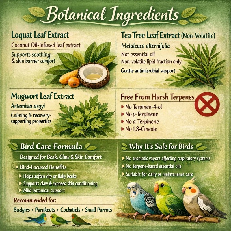 BirdGuard Bird Beak Oil & Conditioner for Birds, Parrot Beak
