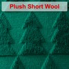 Artscope Set of 2 Xmas Soft Plush Short Wool Velvet