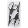 CCR Scissors 8 Inch Soft Comfort-Grip Handles Sharp Titanium Blades,